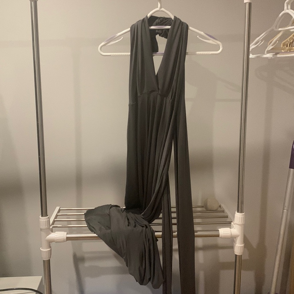 Henkaa floor length wrap dress